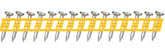 DeWALT DCN890075 Fastener, 3/4 in L, Steel, Zinc, Full Round Head, Smooth Shank